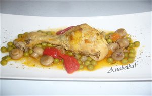 Pollo En Salsa De Verduras
