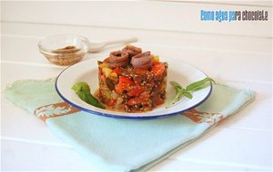 Tartar De Tomates De Colores Con Anchoas {color Y Sabor}
