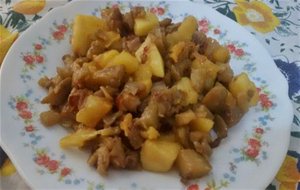 Guarnición De Berenjena Con Manzana
