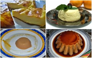 Cuatro Recetas De Flanes 
