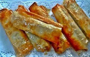 Rollitos De Plátano Con Pasta Filo
