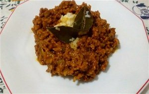 Sofrito De Ternera Con Berenjena
