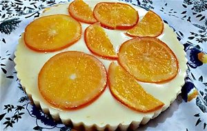 Tarta De Leche Condensada Con Naranja Confitada
