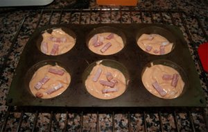 Recetas Para Niños: Muffins Salados De Bacon Y Kétchup
