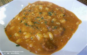 Alubias Con Chorizo

