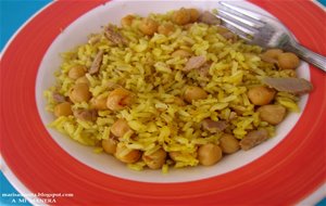 Arroz Con Garbanzos Y Atún
