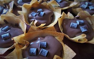 Tartaletas De Ganache De Chocolate
