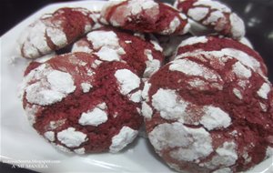 Galletas Craqueladas Red Velvet
