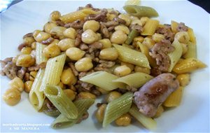 Garbanzos Con Pasta
