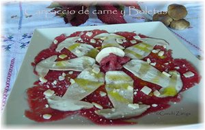 Carpaccio De Carne Y Boletus