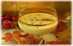 Natillas De Turrón Trufadas
