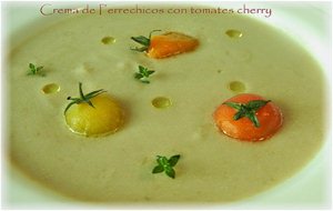 Crema De Perrechicos Con Tomates Cherry