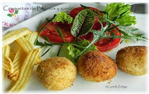 Croquetas De Boletus Y Gambas
