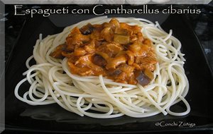 Spagueti Con Cantharellus Cibarius
