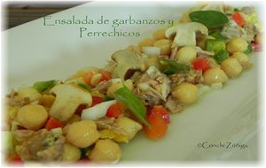 Ensalada De Garbanzos Con Perrechicos
