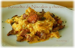 Revuelto De Níscalos Y Chorizo
