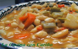 Potaje De Alubias Con Verduras
