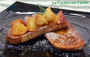 Tostadas Francesas Con Manzana Caramelizada
