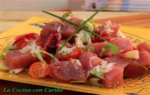 Ceviche De Solomillo De Atún
