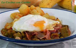 Habitas Estofadas Con Tomate Y Harissa
