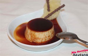 Flan De Vainilla.
