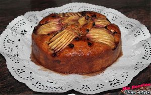 Pastel De Manzana Con Mermelada De Arandanos.
