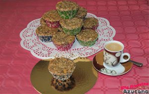 Muffins De Melocoton Y Avena
