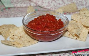 Salsa De Tomate Para Nachos.
