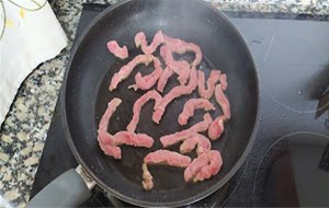 Salteado De Ternera  Con Verduras 
