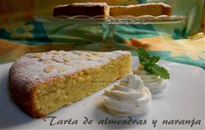 Tarta De Almendras Y Naranja
