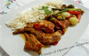 Conejo Al Oporto Con Verduras
