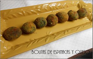 Bolitas De Espinacas Y Queso
