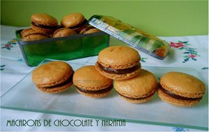 Macarons De Chocolate Y Naranja
