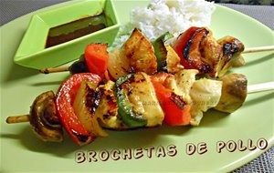 Brochetas De Pollo
