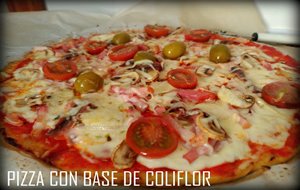 Pizza (con Base De Coliflor)

