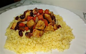 Pollo  A La Canela Con Cuscús
