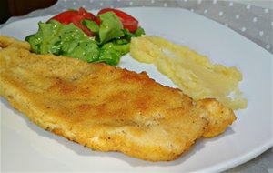 Escalope De Pez Espada Con Salsa De Cebolla
