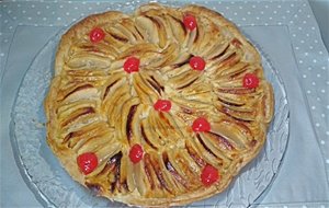 Tarta De Manzana Y Crema Pastelera
