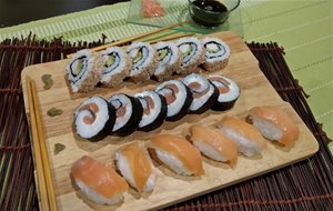 Niguiris,makisushi Y California Rolls
