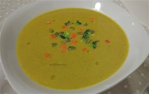 Crema De Brécol Con Semillas De Calabaza
