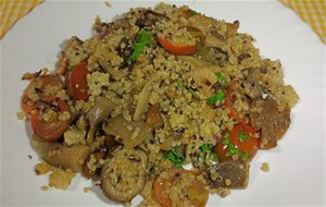 Quinoa Con Setas
