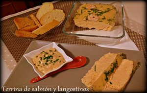 Terrina De Salmón Y Langostinos
