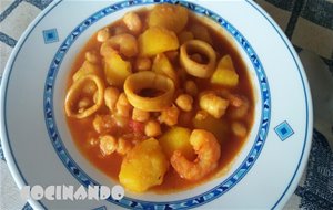 Garbanzos A La Marinera
