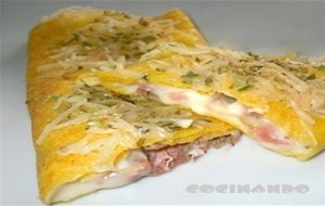 Crepes De Jamón Y Bechamel
