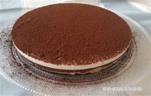 Tarta Fría De Yogur Y Café
