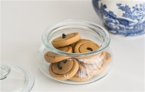 Galletas Botón De Dulce De Leche
