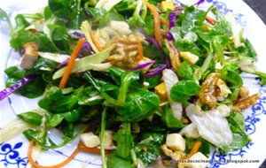 Ensalada Con Champiñones Y Queso
