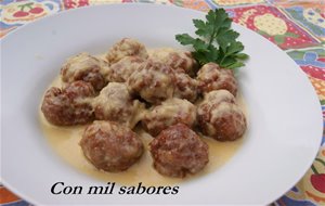 Albondigas Al Pedro Ximénez    
