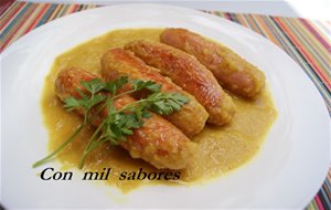 Salchichas Frescas Al Curry
