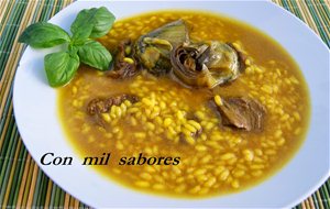 Arroz Con Alcachofas
